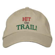 Hit the Trail! embroidered hats by Renn_Fare Hit the Trail! embroidered hats