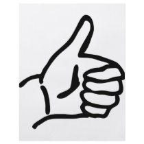 hitch-hike icon flyers