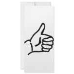 hitch-hike icon custom rack cards