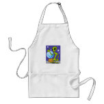 Hitch Hiking Alien aprons