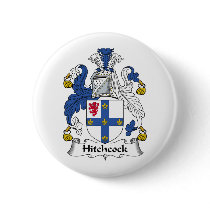 Hitchcock Family Crest buttons