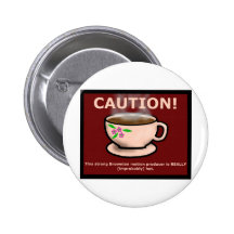 Hitchiker's Guide Hot Tea Pinback Button