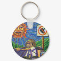 Hitchiking Hobo  keychains