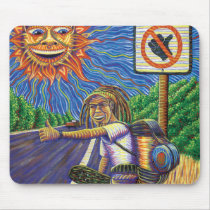 Hitchiking Hobo mousepads by ChrisDyer Hitchiking Hobo mousepads
