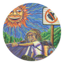 Hitchiking Hobo stickers