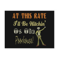 Hitchin To The Poorhouse postcards by BuzzEdition Hitchin To The Poorhouse postcards