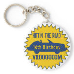 Hittin The Road 16th Birthday Gifts Key Chain