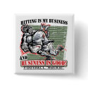Hitting is My Business Button