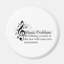 Hitting yourself in the face fridge magnet