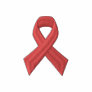 HIV AIDS Awareness - RED RIBBON EMBROIDERED Embroidered Shirt