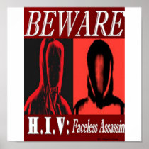 HIV ASSASSIN PIC POSTERS