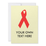 HIV AWARENESS / AIDS AWARENESS PERSONALIZED INVITATION