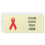 HIV AWARENESS / AIDS AWARENESS PERSONALIZED RACK CARD
