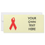 HIV AWARENESS / AIDS AWARENESS PERSONALIZED RACK CARD