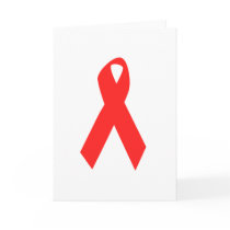 HIV AWARENESS / AIDS RIBBON cards