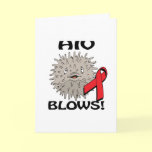 HIV Blows Awareness Design cards