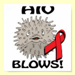 HIV Blows Awareness Design posters