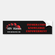 HIV Haven Bumper Sticker