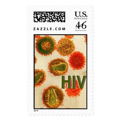 HIV POSTAGE STAMPS by dmcnair