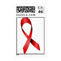 HIV Ribbon Postage Stamp