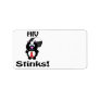 HIV Stinks Skunk Awareness Design Custom Address Labels
