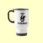 HIV Stinks Skunk Awareness Design mugs
