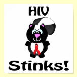 HIV Stinks Skunk Awareness Design posters
