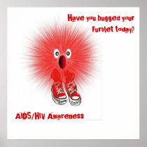 HIVawarenessfurbred, Have you hugged your Furbl... Print