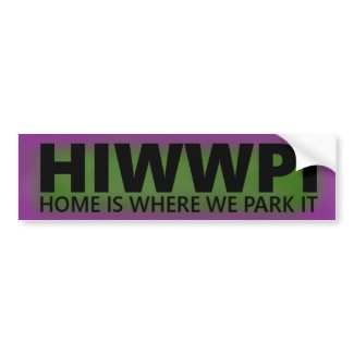 HIWWPI Bumper Sticker Colorful