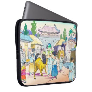 Hiyoshi Mamoru Korean Market japanese scenery art Laptop Computer Sleeve