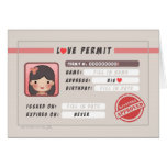 HJ-Story Love Permit - Girl cards