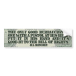 HL Mencken on Bureaucrats Bumper Sticker