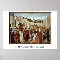 Hl Of Predigt By Vittore Carpaccio Posters