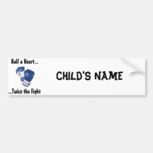 HLHS Fight Products Bumper Stickers