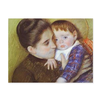 Hlne de Septeuil. 1889-1890, Mary Cassatt Postcards by vintagegiftmall