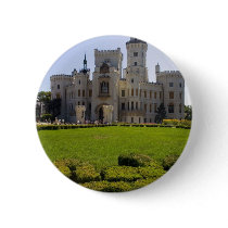 Hluboka Castle In South Of Bohemia buttons