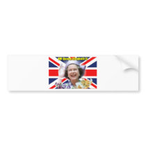 HM Queen Elizabeth II Bumper Sticker