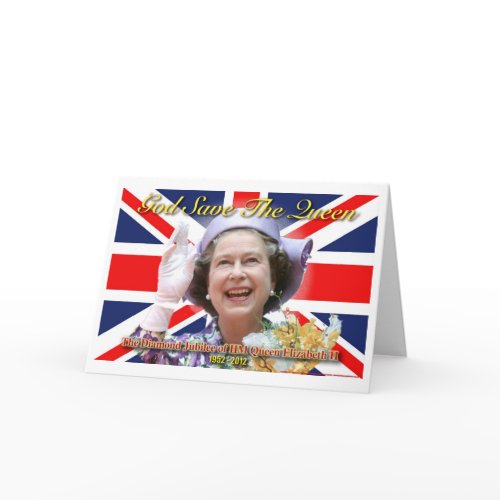 HM Queen Elizabeth II Diamond Jubilee. card