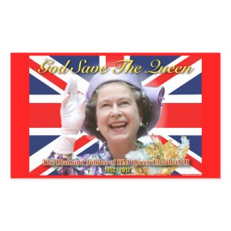 HM Queen Elizabeth II Diamond Jubilee sticker