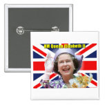 HM Queen Elizabeth II Pinback Button
