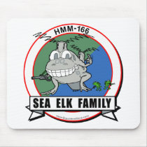 HMM-166 'Sea Elk Family' mousepads by HMM166 HMM-166 'Sea Elk Family' mousepads