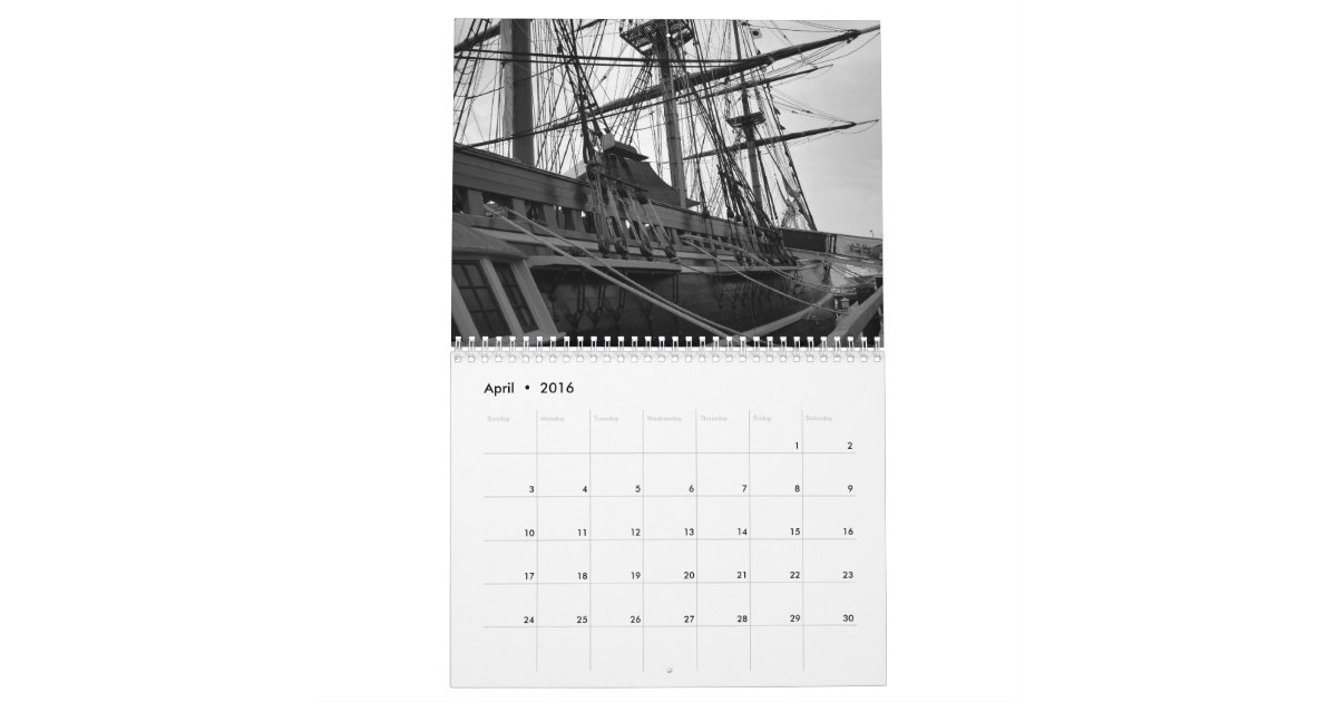 HMS Bounty at Newburyport Calendar Zazzle