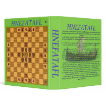 Hnefatafl game binder  green