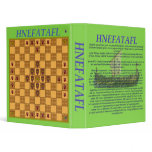 Hnefatafl game binder  green