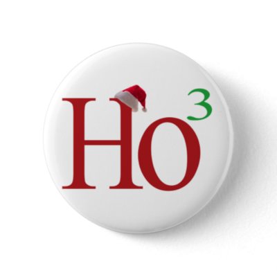 Ho3 (Ho Ho Ho) Pinback Button