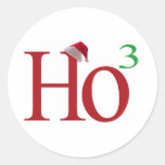 Ho3 ( Ho Ho Ho ) Round Sticker