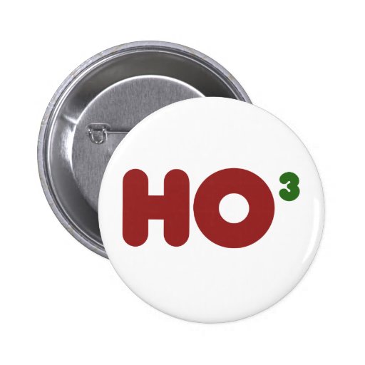 Ho 3 Nerdy funny christmas Buttons