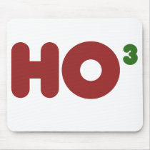 Ho 3 Nerdy funny christmas Mouse Pads