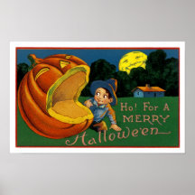 Ho! For a Merry Halloween Poster