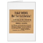 Ho! for California! 1849 (1759A) cards